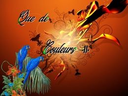 diaporama pps Que de couleurs II