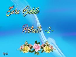 diaporama pps Sara Biddle portraits II