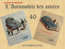 Autos des années 40 II