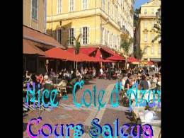 Nice Côte d'Azur cours Saleya