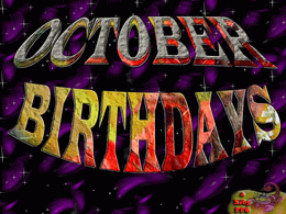 October birthdays