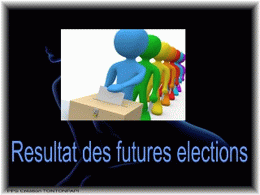 Résultat des futures élections en France