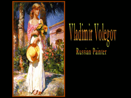 Vladimir Volegov russian painter