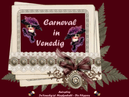 Carneval in Venedig