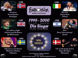 Eurovision song contest 1995-2000