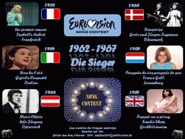 Eurovisions song contest 1962-1967