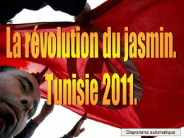 La révolution du jasmin