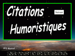 Citations humoristiques
