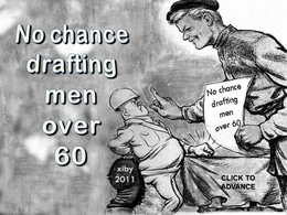 No chance drafting men over 60
