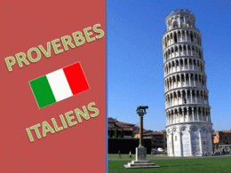 Proverbes italiens
