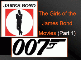 The James Bond girls 1
