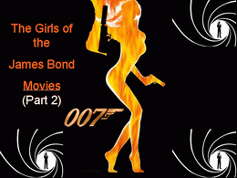 The James Bond girls 2