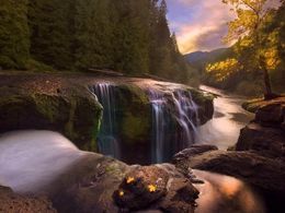 diaporama pps Autumn waterfalls