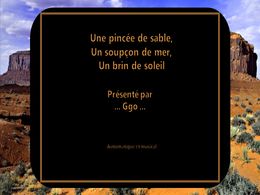 diaporama pps Pincée de sable, soupçon de mer …