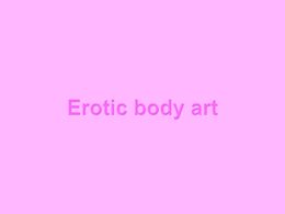 diaporama pps Erotic body art