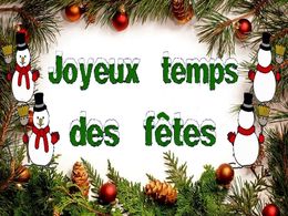 diaporama pps Joyeux temps des fêtes
