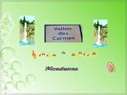 diaporama pps Le vallon des carmes