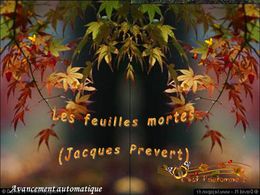 diaporama pps Les feuilles mortes 2014