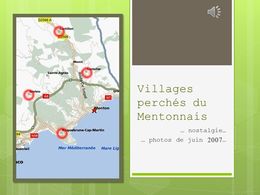 diaporama pps Villages perchés du Mentonnais
