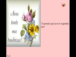 Po&egrave;me Tendresse