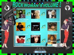 Diaporama rock woman's volume 2
