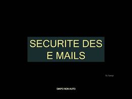 PPS Sécurité email