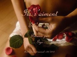 Ils s'aiment elle lui écrit