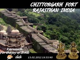 Chittorgarh fort Rajasthan India