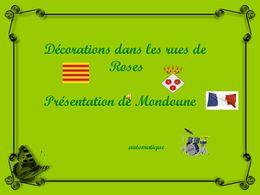 Décorations des rues à Rosas