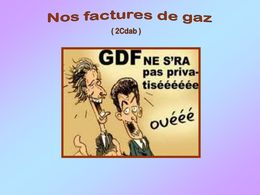 Factures de gaz