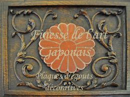 Finesse de l'art japonais: Plaques d'égouts décoratives