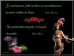 Fleurs en citations