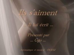 Ils s'aiment il lui écrit