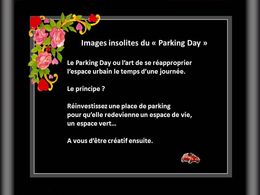 Images insolites du parking day