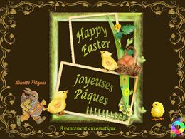 Joyeuses pâques happy easter 2012