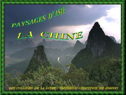 Paysages d'Asie la Chine