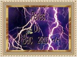 Perles du bac 2010