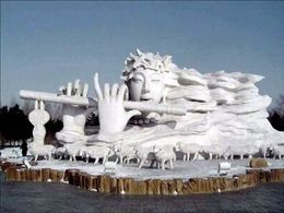 Sculptures de neige 1